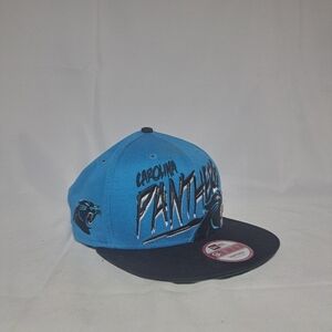 Carolina Panthers New Era‎ 950 Big Spellout Snapback Hat Medium-Large